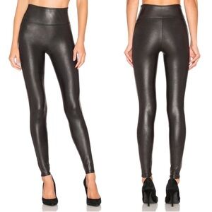 SPANX faux leather leggings size XS
